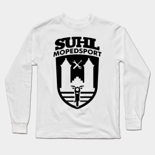 Suhl Mopedsport Simson Logo (black) Long Sleeve T-Shirt